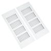   Vent Grille Heat Dissipation Aluminum Alloy Silver Rectangular Ventilation Grille Cover for Cabinet Closet RV  