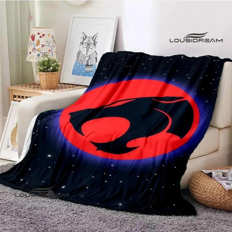 Thundercats Cartoon-Druckdecke, warme Decke für Kinder, T-Flansch-Decke, Heimreisedecke, Bettauskleidung, Geburtstagsgeschenk