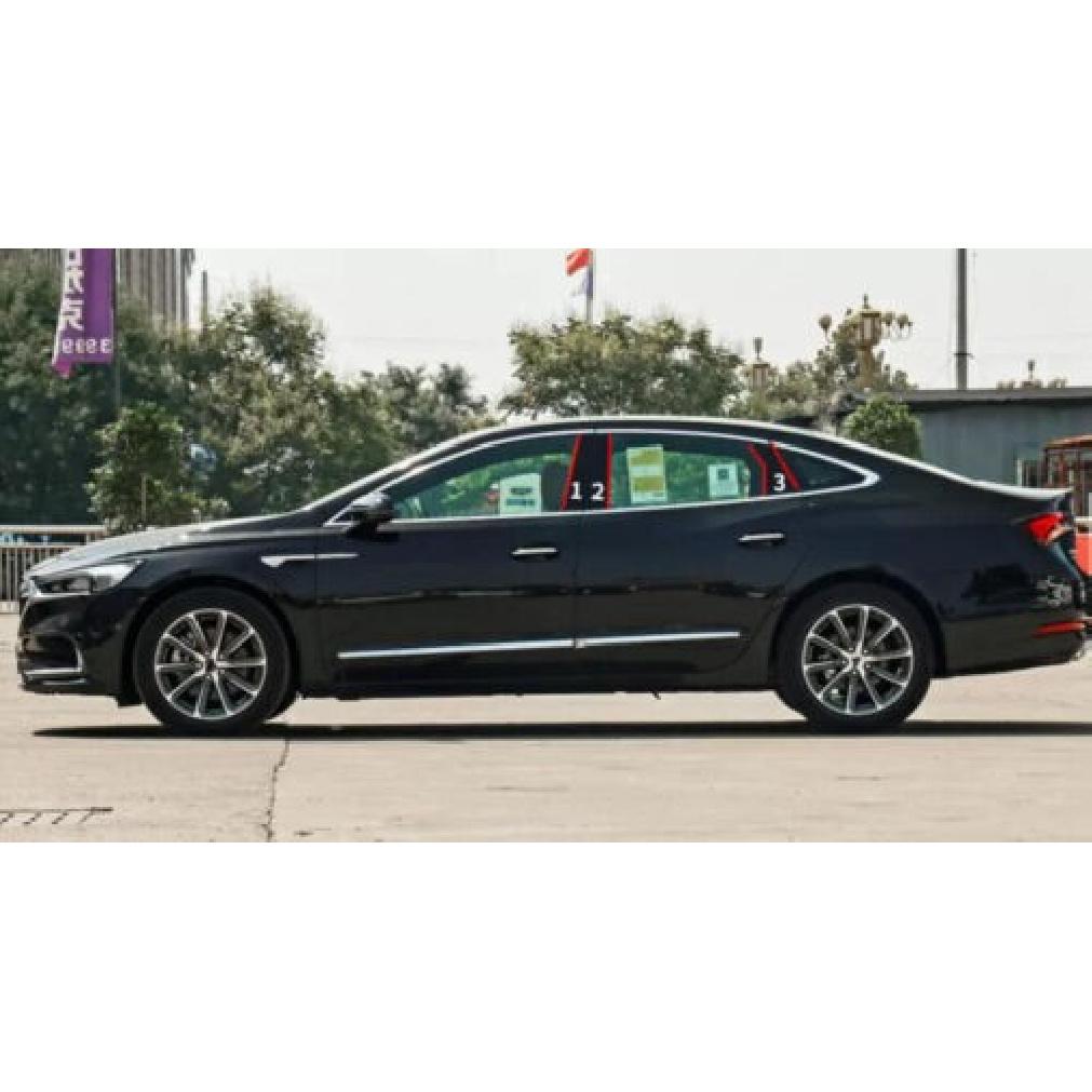 Gloss Black Car Window Bc Pillar Cover Trim Sticker For Buick Lacrosse 2017-2019