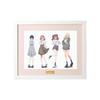 TV Anime Newly Drawn Group Checkered Pattern Coordinate Character Fine Graph "2.5-dimensional Temptation" Ver.