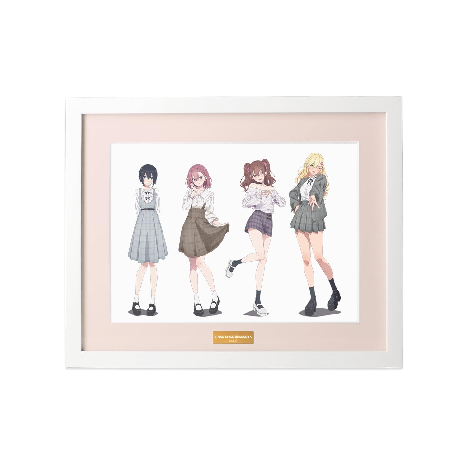 

TV anime Newly drawn group checkered pattern coordinate Character fine graph 2.5-dimensional temptation ver.