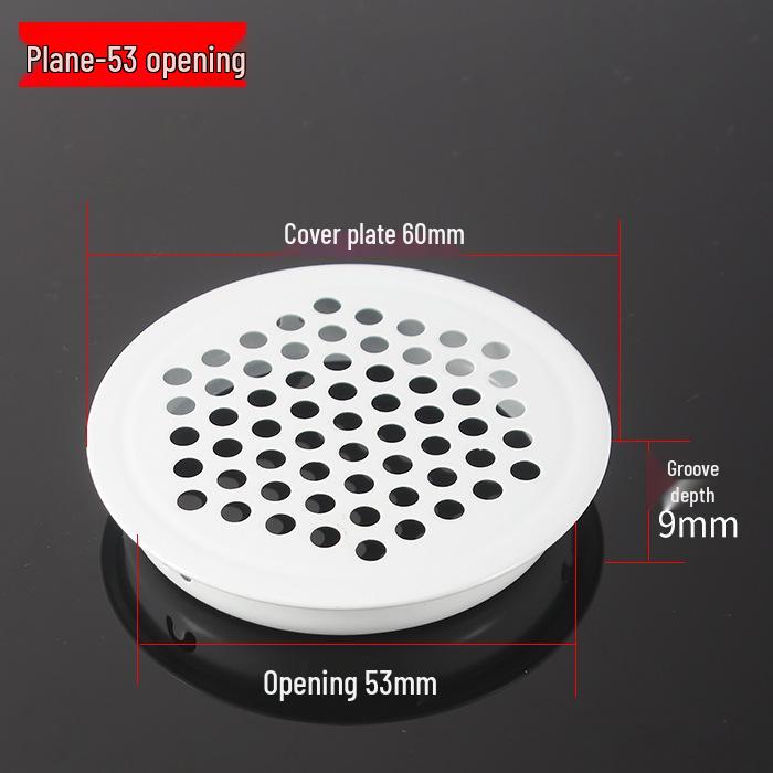 Biała Stal Nierdzewna Pokrywa Siatkowa Wentylacyjna do Szafek Kuchennych i Szaf