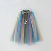 Party Supplies Little Girls Tulle Cloak Party Colorful Sequins Tulle Cape  Halloween Christmas