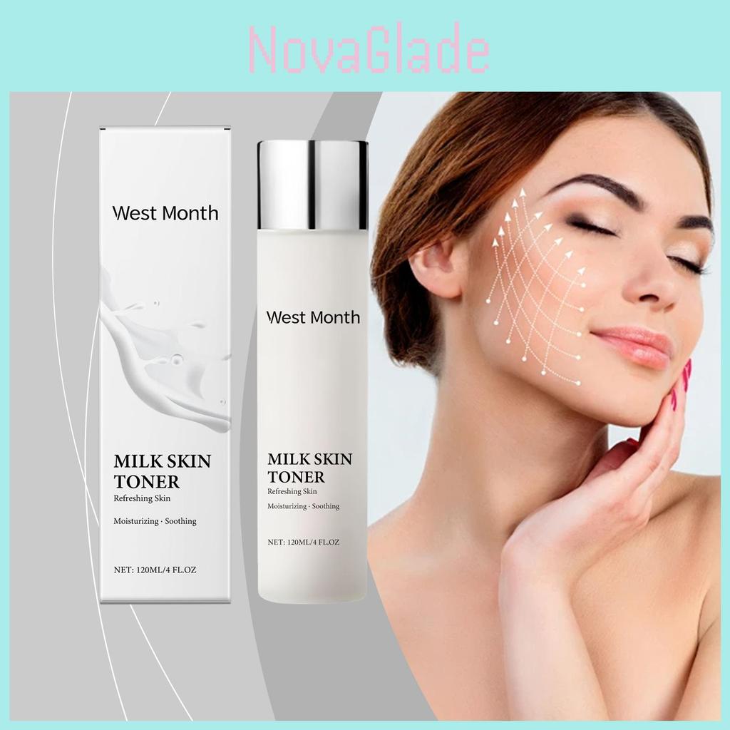 West Month Niacinamide Toner Nourishing Skin Repair Enhancing Brightening Hydrating Formula 120ml