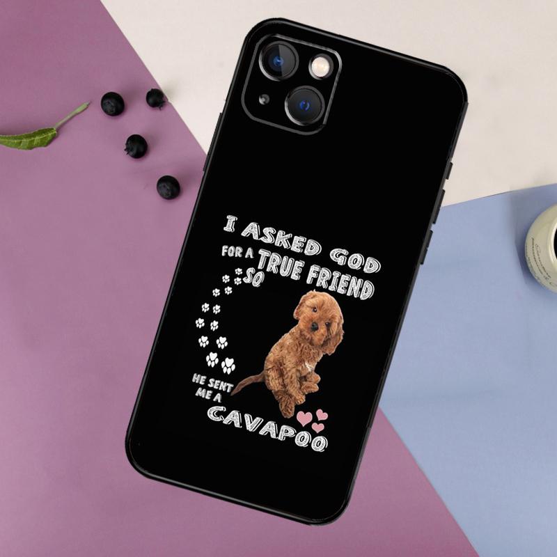 Cartoon Cavoodle Cavapoo Case For iPhone 16 15 14 13 12 11 Pro Max Mini X XR XS Max 7 8 Plus 2 Bumper Cases Cover