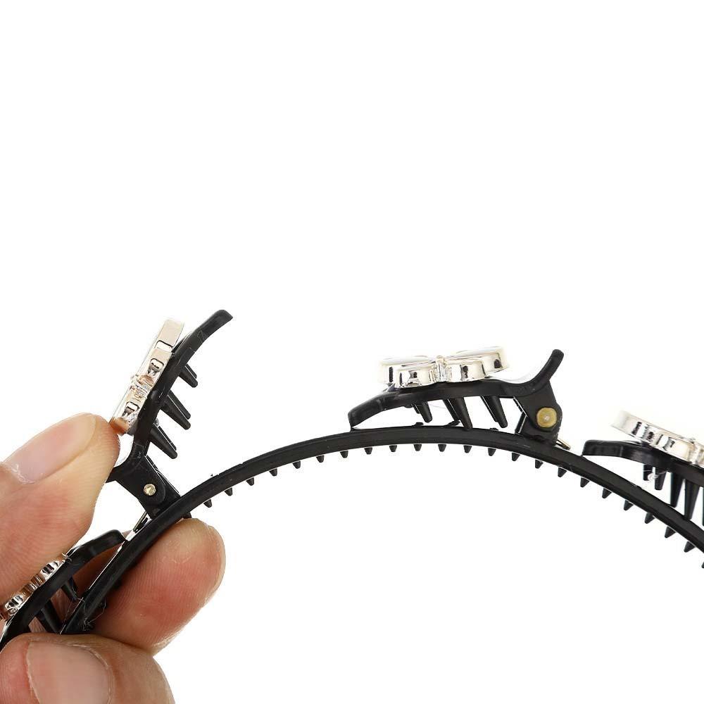 Eleganter Damen Schmetterlings-Haarreif Süßes Haarband Mode Strass Stirnband für Pony Damen