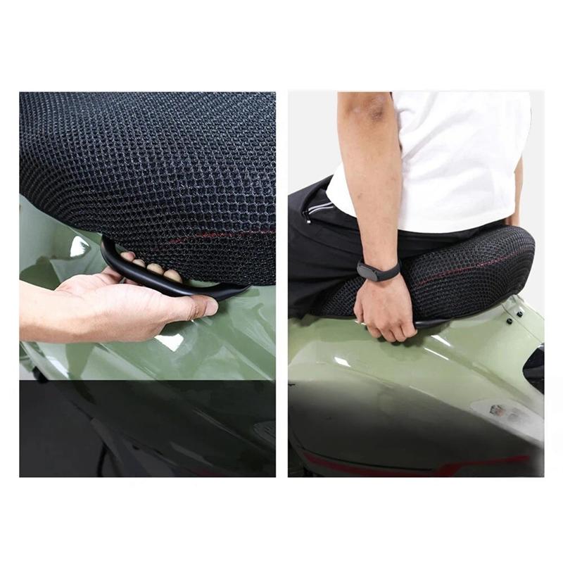 For Vespa Primavera 150 Sprint Accessories Passenger Pillion Grab Handle Rear Armrest Rear Grab Handrail Motorcycle Silver