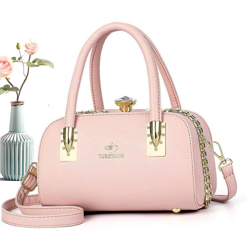 Exquisite square handbag New trendy temperament shoulder bag Casual versatile messenger bag