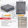 12V Car Electric Heated Blanket Smart 9 Heating Level 2/8/10 Hours Auto-Off Machine Washable Flannel Travel Car Electric Blanket