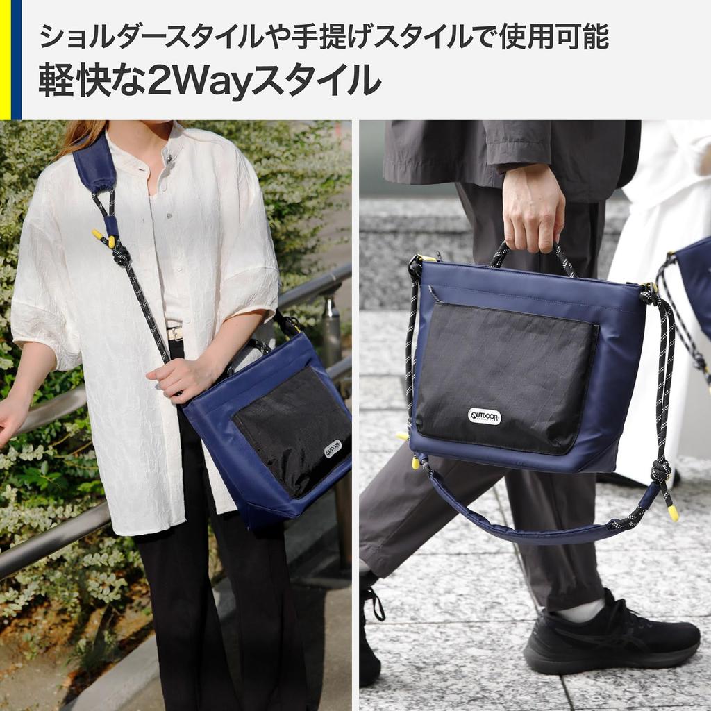 HAKUBA OUTDOOR PRODUCTS Rope Camera Shoulder Bag AZ Large Fits Telephoto AMZODRCSBLNV 4977187005707 Large, Navy, Capacity, Water-Repellent,