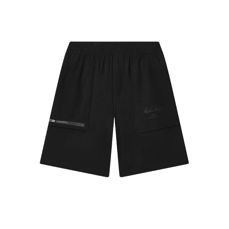 New FILA Casual Shorts Men's Jet Black F11M438804FBK