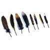 Black Gold Natural Goose Feathers For Needlework Dream Catcher Feather Crafts Jewelry Accessories Diy Decoration
