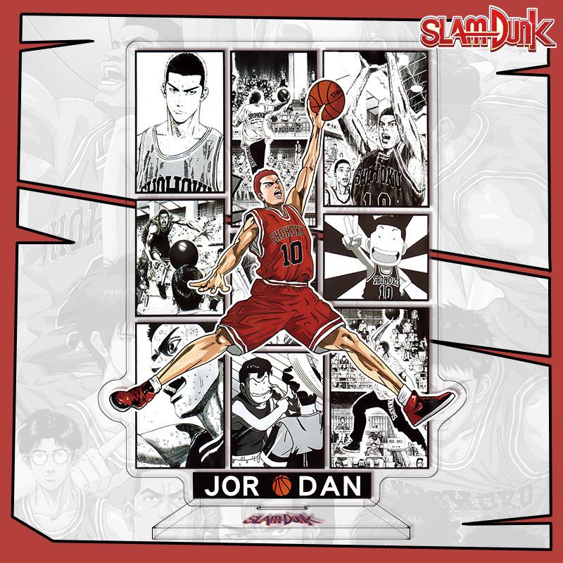 Supporto Acrilico Anime Slam Dunk 16cm Supporto Acrilico Personalizzabile Fornitura Transfrontaliera Alto Qualità Superiore Merchandising Anime Slam Dunk