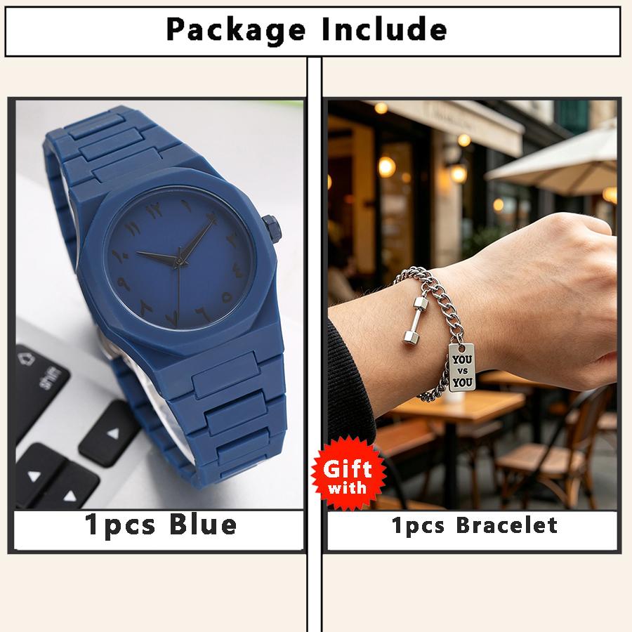 New Men Watches Modern Simple Creative Sports and Leisure Watch Creative Design Waterproof Quartz Movement Energy Watches G