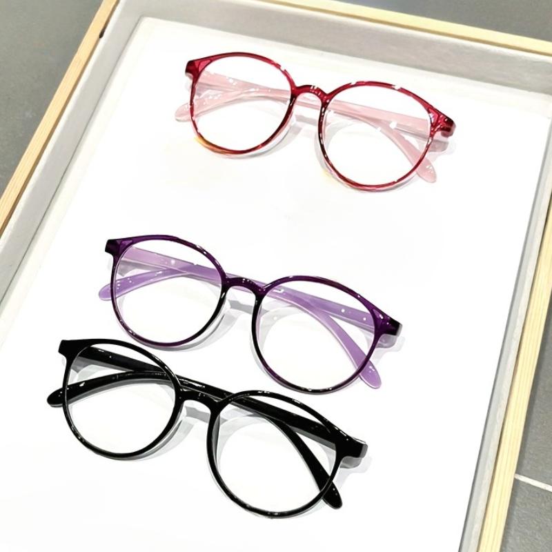 3 Pairs of Popular Women's Anti Blue Light Computer Reading Glasses Women's Reading Glasses with Presbyopia