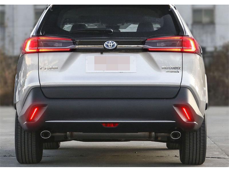 Sequential LED Turn Signals & Rear Fog Lights for 2020-2024 Toyota RAV4 Bumper Reflectors
