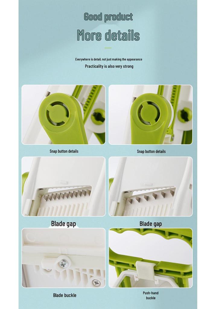 Multifunctional Kitchen Vegetable Cutter & Slicer Press-type Shredder Grater