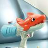 Kids Cartoon Shark Water Gun Portable Summer Absorbing High Pressure Water Gun Beach Outdoor Water Rifle Fight Adult Toys