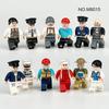 Spot M8015 City Occupation Cartoon Small Particle Building Block Figurine Children Assembled Building Block Toy