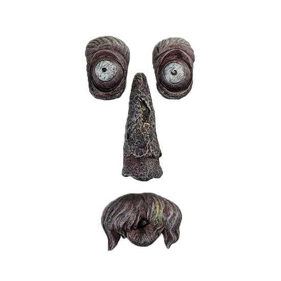 Yousheng Decorative Ornament, Imitation Bark Design Carved Table Decoration, Living Room Bedroom Office Balcony Courtyard Windowsill