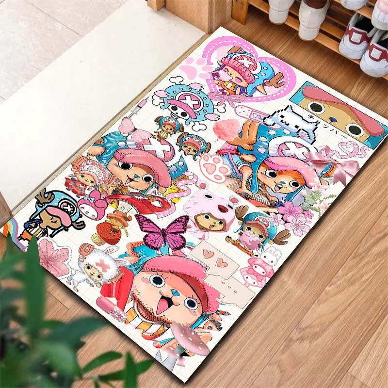 Tony Tony Chopper Teppich für Wohnzimmer Schlafzimmer Zuhause Sofadekoration, rutschfeste Spielmatte für Kinder