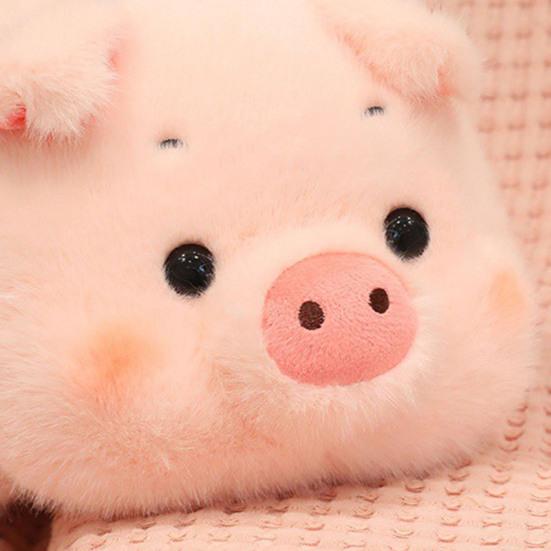 Soft Pig Plush Pillow Cute Pink Pig Hugging Pillow Stuffed Animal Throw Cushion Birthday Gift for Kids Girls