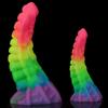 Luminous Mixed Color Octopus Tentacle Butt Plug Silicone Soft Men's and Women's Special-Shaped Anal Expansion Masturbation Device Sex Toy