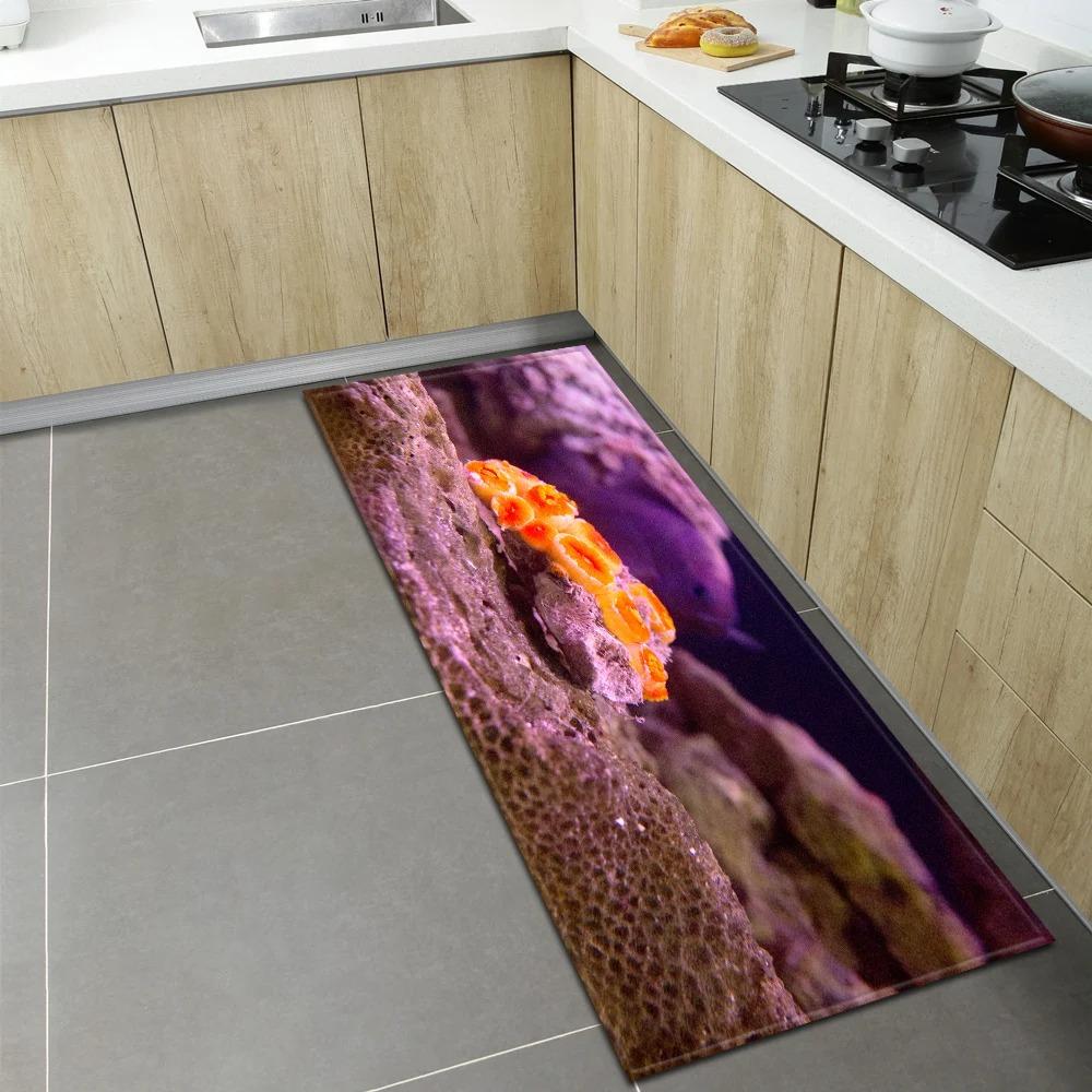 Underwater World Pattern Home Kitchen Floor Mat Door Decoration Floor Mat
