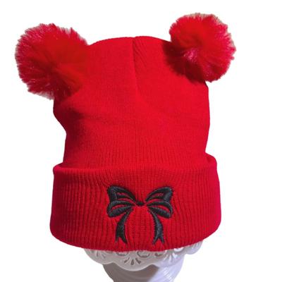 Kinder Strickmütze niedlich warm gestrickt für Jungen und Mädchen