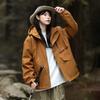 Lightweight Windproof Waterproof Hiking Jacket Men Women Outdoor Climbing Coat Loose Fit