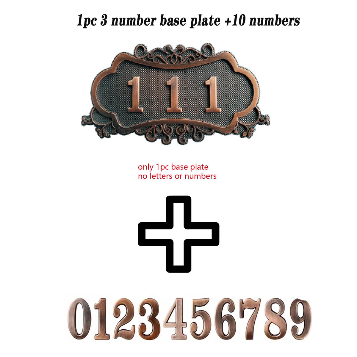 

1 компл., номер дома из античной бронзы, номер виллы, трехмерный номер дома из имитации металла, домашний декор, декор сцены, декор тематической вечеринки