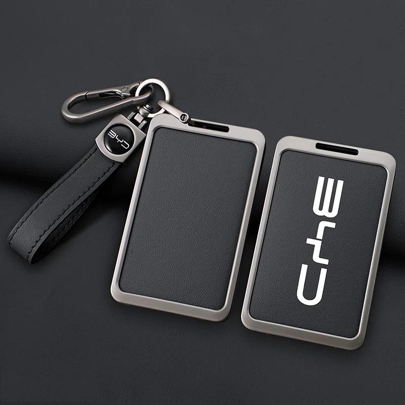 Car NFC Card Remote Key Cover Fob Case Protector Holder Shell For BYD Tang DM Han EV Song PRO Qin PLUS DMI Keychain Accessories