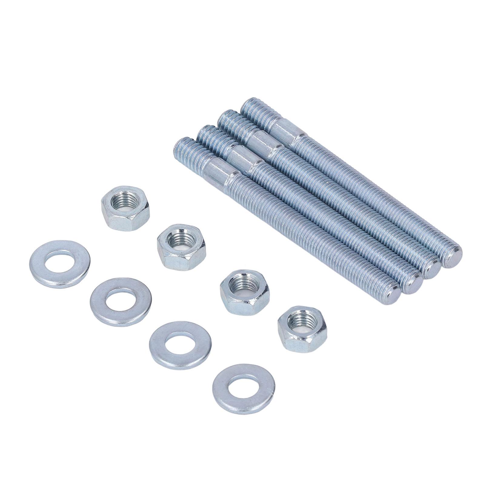 

3.5in Carburetor Studs Set Metal Carb Mounting Stud Kit with Spacers for 5 16in Threads Intake Manifold