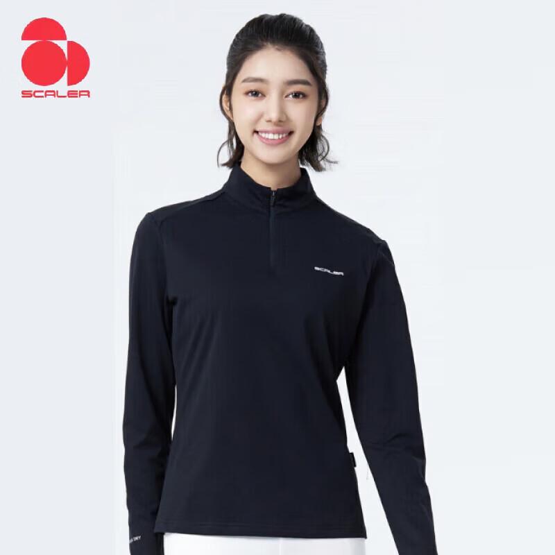 SCALER Women's Outdoor Stand Collar Long Sleeve T-Shirt F4604726