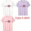 Fun I Love England Pattern Print Men's T-shirt Summer Men's and Women's Casual Fashion Tops Men's Short Sleeve T-shirt Oversize Clothing
