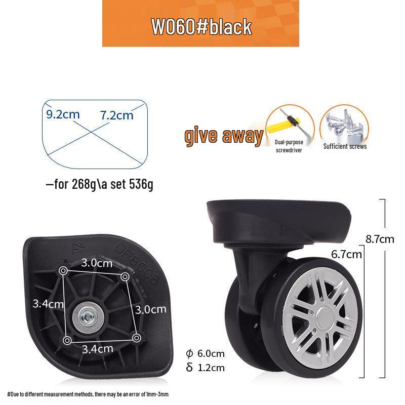 Universal Silent Roller Wheels for Suitcase Repair