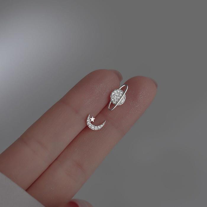 Pravé stříbro 925 Krajkový Srdce Dutý Mašlička Šroubovací Zapínání Piercing Stud Náušnice pro Ženy Jemné Šperky Minimalistické Doplňky