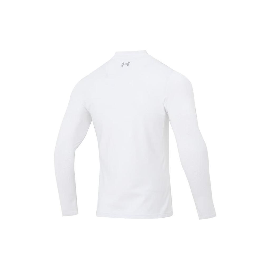 Under Armour Breathable Pullover Long Sleeve T-Shirt Men tops White 1366269-100