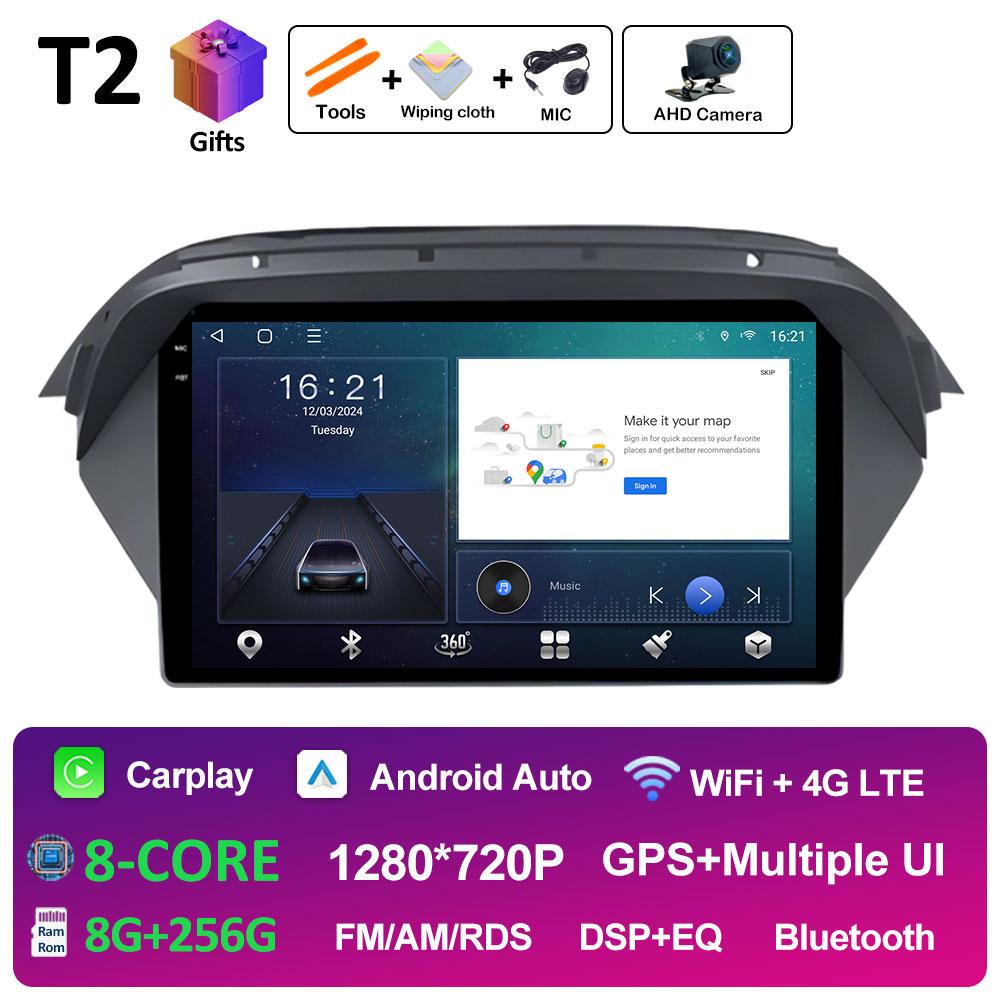 Wireless Carplay Android Auto For Honda Acura MDX 2007 2008 2009 2010 - 2013 Car Multimedia Video Radio Player Cooling Fan WIFI