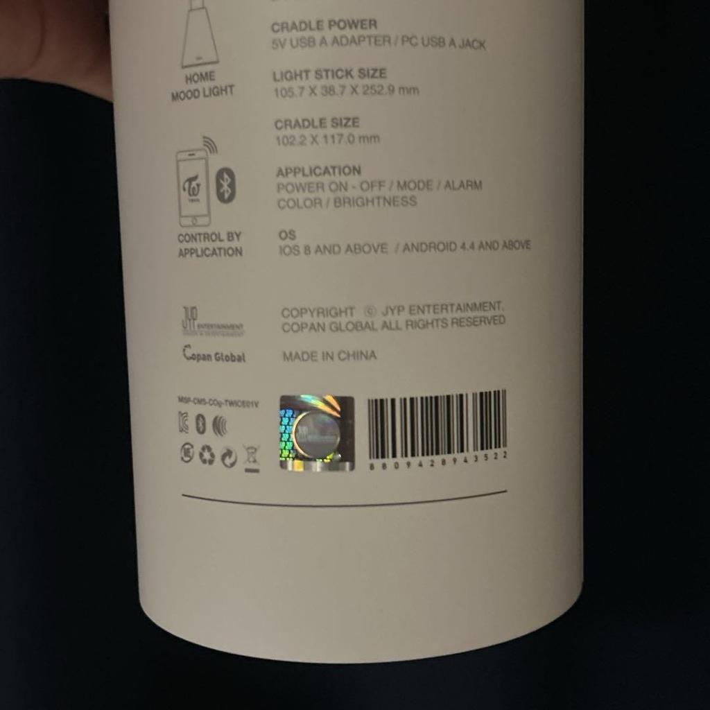 [USED] TWICE Candybong Ziyu Japan First Generation Light Stick with Sticker