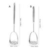 Ergonomic Potato Masher for Potatoes Avocados Bean and More Steel Build with Hanging Hole Utensil Safe Kitchen Tool