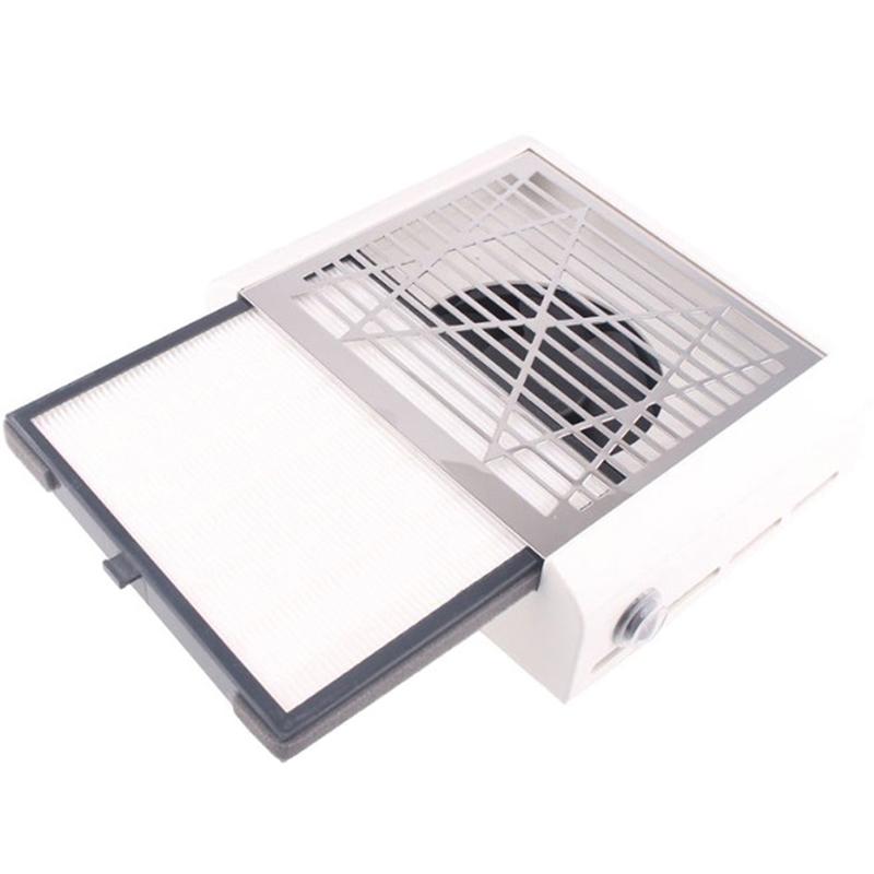 40W Nail Dust Collector Filter Manicure Screen Plate Suction Nail Vacuum Cleaner