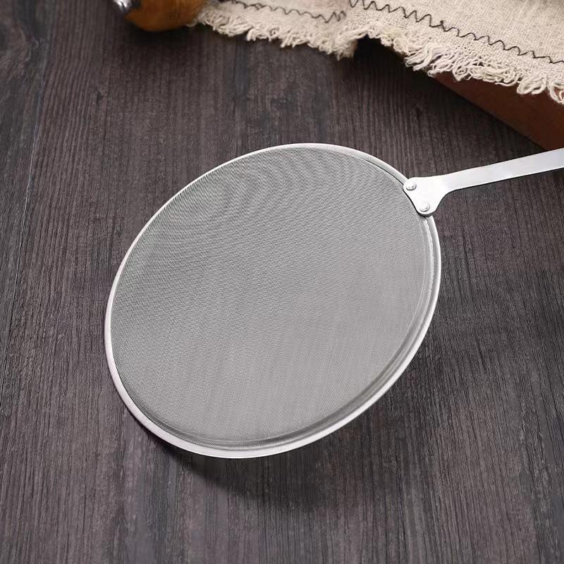Stainless Steel Ultra-fine Soy Milk and Oil Skimmer Spoon with 100-Mesh Filter Screen