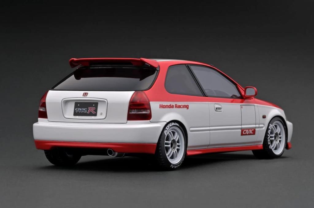 ignition model Honda CIVIC Type R finished product 1/18 (EK9) White/Red
