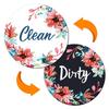 Double-Sided Magnetic Dishwasher & Refrigerator Decoration Stickers