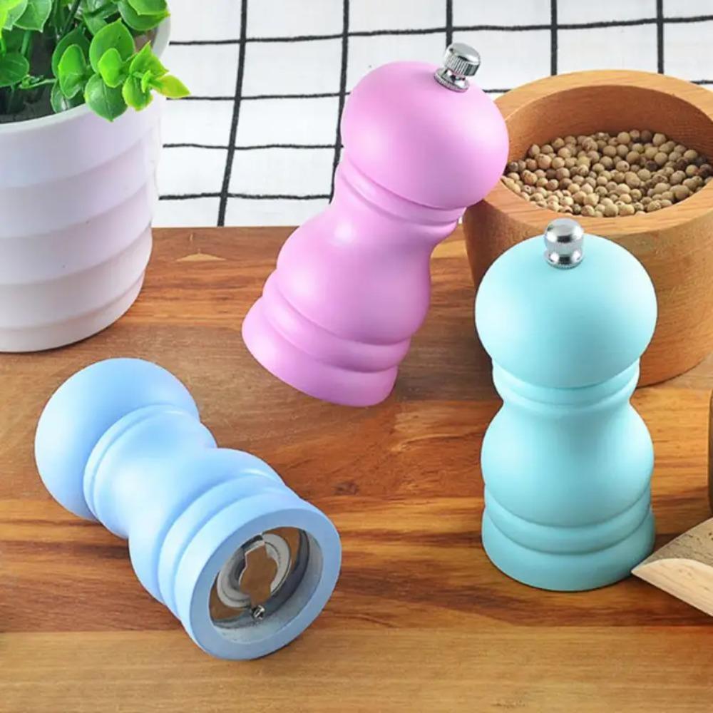 

with Ceramic Grinding Core 4 Inch Salt and Pepper Grinder Seasoning Bottle Dining Table синий