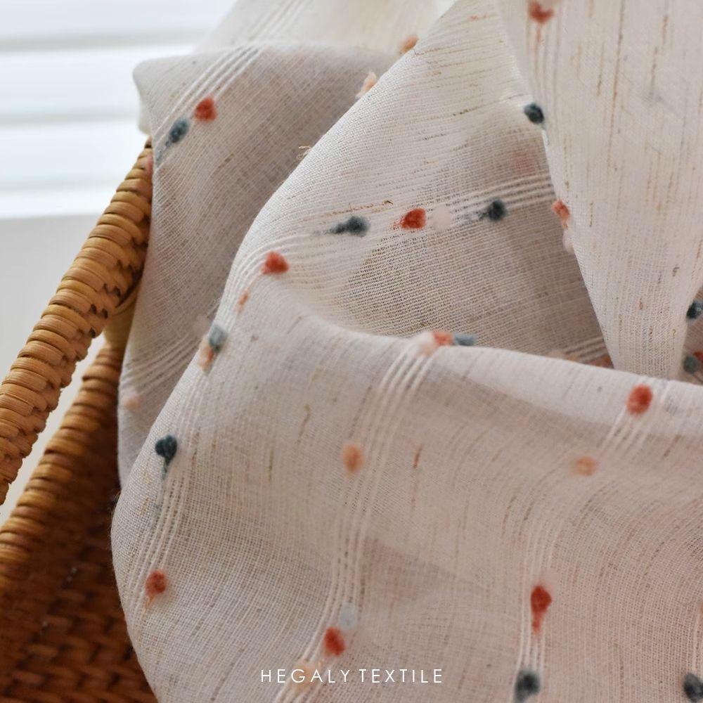 Translucent Rainbow Candy Yarn Curtains: Lightweight, Cute Sunshade for Bedroom or Balcony