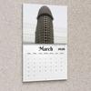 Funny Building 2026 Calendar Jan. 2026 - Dec. 2026 12 Monthly Planner White Elephant Gag Gifts for Home Office Wall Decor