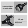 Clip-On Desk Lamp for Students: Bright Bedside & Study Light