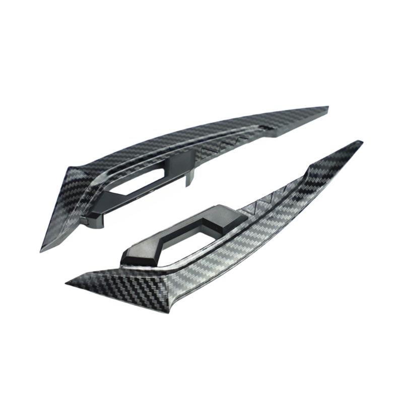 

Aerodynamic Motorcycle Fairing Winglets For High Speed Stability And Customs Styling With Tool Frees Installation 1
